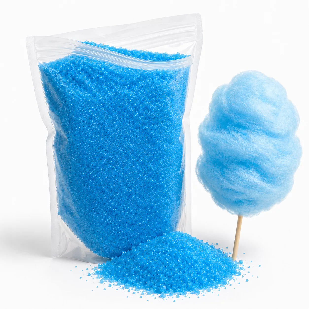 Sucre barbe à papa Tropical Bleu